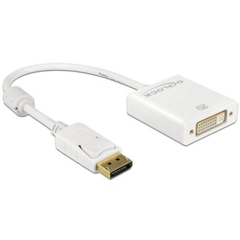Monitoradapter DP for DVI, aktiv, 4K Support, DP Stecker for DVI24+5-Bu 20cm, white Monitoradapter DP for DVI, aktiv, 4K Support, DP Stecker for DVI24+5-Bu 20cm, white