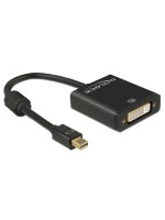 Monitoradapter 4K Mini-Displayport pour DVI, noir, aktiv, 4K Support