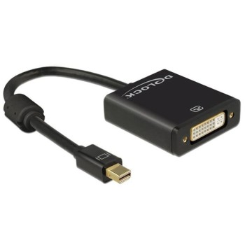Monitoradapter 4K Mini-Displayport for DVI, black, aktiv, 4K Support Monitoradapter 4K Mini-Displayport for DVI, black, aktiv, 4K Support