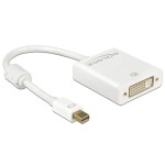 Monitoradapter 4K Mini-Displayport pour DVI, weiss, aktiv, 4K Support