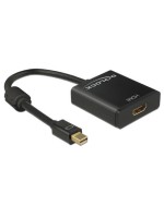 Monitoradapter Mini-DisplayPort pour HDMI 4K, noir, 4K Support, aktiv
