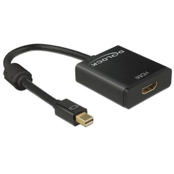 Monitoradapter Mini-DisplayPort for HDMI 4K, black, 4K Support, aktiv Monitoradapter Mini-DisplayPort for HDMI 4K, black, 4K Support, aktiv