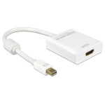 Monitoradapter Mini-DisplayPort pour HDMI 4K, weiss, 4K Support, aktiv