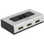 Delock 2Port Displayport Switchbox, Ein Monitor/Beamer an 2 PCs, manuell