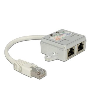 Delock RJ45 Anschlussverdoppler 2x ISDN, ermöglicht 1 LAN cable for 2xISDN Anschluss Delock RJ45 Anschlussverdoppler 2x ISDN, ermöglicht 1 LAN cable for 2xISDN Anschluss