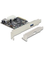 Delock 89399 PCI Express USB 3.1, 10 Gbps,, Chipsatz: ASM1142, with Low Profile Blende
