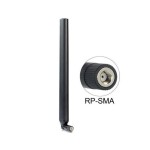 Delock WLAN Antenne, 9dBi avec Kippgelenk, RP-SMA Dualband 2.4 Ghz et 5Ghz, 30cm