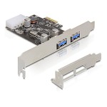 Delock Carte PCI Express USB 3.0 Typ-A + LowProfile