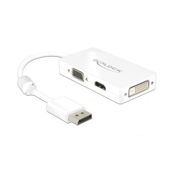 Displayport 1.1 for HDMI/VGA/DVI Adapter, benötigt DP++ Anschluss, white Displayport 1.1 for HDMI/VGA/DVI Adapter, benötigt DP++ Anschluss, white
