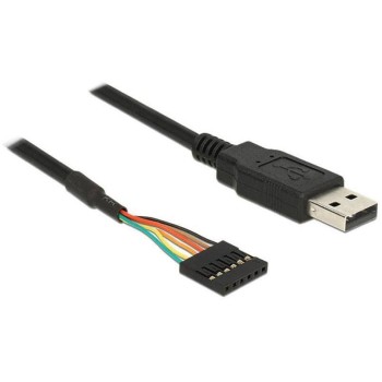 Delock 1.8m USB-Seriel TTL câble, 6Pin, Chipsatz: FTDI 232RL, 5Volt Delock 1.8m USB-Seriel TTL câble, 6Pin, Chipsatz: FTDI 232RL, 5Volt