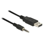 Delock 1.8m USB-Seriel TTL Kabel, Klinke 4P, Chipsatz: FTDI 232RL, 3.3Volt