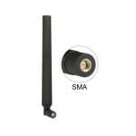 LTE/HSPA/GSM Antenne, SMA Anschluss, rotierbar, bis 4dBi Gewinn, 24cm, noir