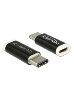 USB2.0 Adapter: Typ-C Stecker zu MicroB/Bu, für USB2.0 Geräte, max. 480Mbps