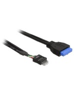 USB cable intern 45cm, Pinheader, USB3-Buchse for USB2 Stecker