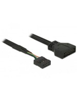 USB cable intern 45cm, Pinheader, USB3-Stecker for USB2 Buchse