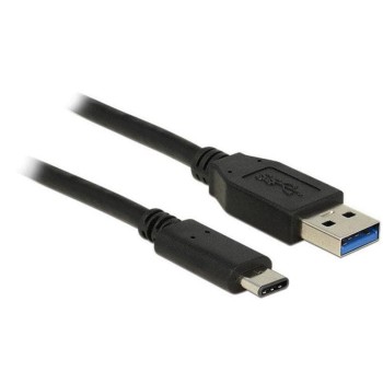 Delock USB3.1 cable A-Stecker - Typ-C St., 1m, 10Gbps, Gen2, black