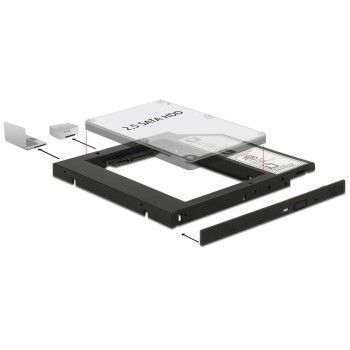 Delock Einbaurahmen for 1 x 2.5 Delock Einbaurahmen for 1 x 2.5