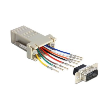 RJ-45 Buchse for RS232 Stecker Montagesatz, with Anleitung, Pins individuell schaltbar RJ-45 Buchse for RS232 Stecker Montagesatz, with Anleitung, Pins individuell schaltbar