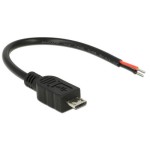 Delock USB Micro-B câble - 2Pol Strom, 10cm, für Raspberry Pi Stromversorgung