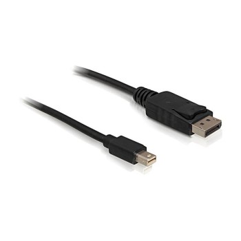 Delock Mini-DP auf DP, 3m, V1.2, 4K support, Mini-Displayport for Displayport, black Delock Mini-DP auf DP, 3m, V1.2, 4K support, Mini-Displayport for Displayport, black