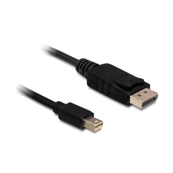 Delock Mini-DP auf DP, 5m, V1.2, 4K support, Mini-Displayport for Displayport, black Delock Mini-DP auf DP, 5m, V1.2, 4K support, Mini-Displayport for Displayport, black