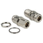 Delock N-Buchser pour N-Buchse Adapter, zum Einbau geeignet