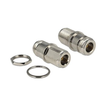 Delock N-Buchser for N-Buchse Adapter, zum Einbau geeignet Delock N-Buchser for N-Buchse Adapter, zum Einbau geeignet