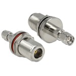 Delock N-Buchse pour RP-SMA Stecker Adapter, 5cm Länge, Zum Einbau geeignet