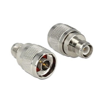 Delock N-Stecker for RP-TNC Buchse Adapter Delock N-Stecker for RP-TNC Buchse Adapter