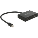 Mini-Displayport pour 2xDisplayport Splitter, 2 DP Geräte an 1x MiniDP Anschluss. DP V1.2