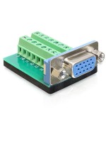 Delock Terminalblock VGA 15Pin Buchse, 16 Pin Terminalblock