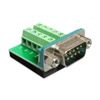Delock Terminalblock RS232 DB9 Stecker, 10 Pin Terminalblock, Pitch 3.81 Delock Terminalblock RS232 DB9 Stecker, 10 Pin Terminalblock, Pitch 3.81