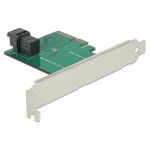 Delock Adaptateur de bus hôte Controller PCI-ex4 - U.2 Bracket FH