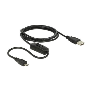 Delock USB Micro-B cable, Ein/Aus Schalter, 1.5m, ideal for USB Endgeräte Delock USB Micro-B cable, Ein/Aus Schalter, 1.5m, ideal for USB Endgeräte