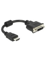 Monitoradapter HDMI zu DVI-D, passiv, HDMI-Stecker auf DVI-D Buchse, 20cm,schwarz