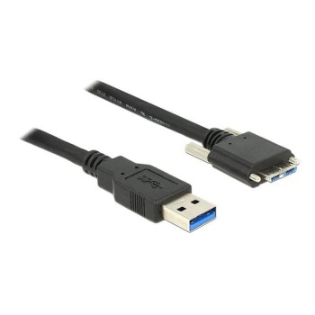 USB3.0 Kabel, 3m, A-MicroB, A-Stecker auf MicroB Stecker verschraubbar USB3.0 Kabel, 3m, A-MicroB, A-Stecker auf MicroB Stecker verschraubbar