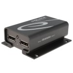 Delock 2Port Displayport Switchbox, Ein Monitor/Beamer an 2 PCs, manuell,& IR