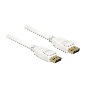 Delock DisplayPort - Displayport cable, 2m, Weiss, Auflösung bis 3820 x 2160 @ 60 Hz Delock DisplayPort - Displayport cable, 2m, Weiss, Auflösung bis 3820 x 2160 @ 60 Hz