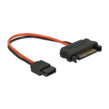 SATA Adaptercable for Slimline (ODD), 10cm, 15Pin SATA Buchse for Slim SATA 6Pin SATA Adaptercable for Slimline (ODD), 10cm, 15Pin SATA Buchse for Slim SATA 6Pin