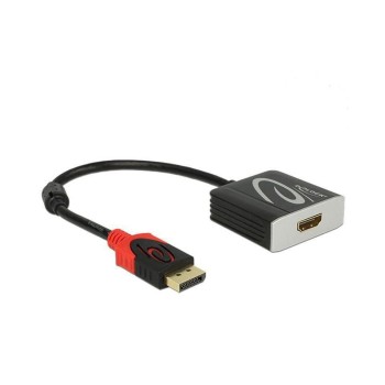 Monitoradapter DP for HDMI2.0, 4K support 60Hz, black, 20cm, aktiv Monitoradapter DP for HDMI2.0, 4K support 60Hz, black, 20cm, aktiv