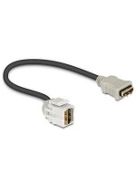 Delock Keystone Jack: HDMI, Buchse-Buchse, 250° gewinkelt, 22cm cable