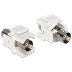 Delock Module Keystone BNC Blanc