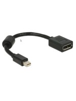 Monitoradapter Mini-Displayport pour DP, 3840 x 2160 @ 60 Hz, noir