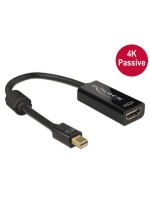 Monitoradapter Mini-Displayport pour HDMI, 3840 x 2160 @ 30 Hz, noir, passiv