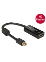 Monitoradapter Mini-Displayport for HDMI, 3840 x 2160 @ 30 Hz, black, passiv