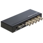 Delock 4 Port 3GI-SDI Switch, Manuel, BNC-Buchsen, bis 1080p, alimentation