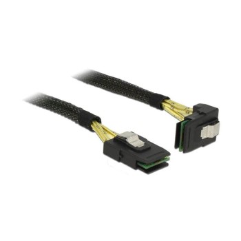 SAS cable: SFF8087-SFF8087, 0.5m, gewinkelt, internes Multilane Mini-SAS cable SAS cable: SFF8087-SFF8087, 0.5m, gewinkelt, internes Multilane Mini-SAS cable