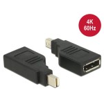 Mini-Displayport pour Displayport Adapter, 4K, Mini-DP Stecker auf DP Buchse,90° gewinkelt