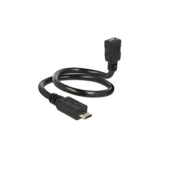 USB2.0-Shape Adapterkabel MicroB, 35cm, MicroB-Stecker - MicroB-Buchse, formbar,OTG USB2.0-Shape Adapterkabel MicroB, 35cm, MicroB-Stecker - MicroB-Buchse, formbar,OTG