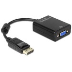 Monitoradapter DP pour VGA, passiv, DP Stecker pour VGA-Buchse, 20cm, noir